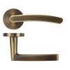 Zoo Hardware Santiago lever on rose - Antique Brass