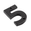 Black Numeral 5
