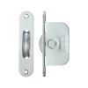 Zoo Hardware Brass Ball Bearing Pulleys - 2 1/4" Radius Forend - Satin Chrome