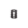 Zoo Hardware Floral Escutcheon - Standard - 2" - Black