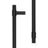 CRES 425mm Bolt Through Black T-Bar Pull Handle - By Frelan Hardware - CRES3001MB