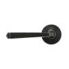 External Beeswax Avon Round Lever on Rose Set (Beehive) - Unsprung