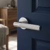Complete Bari Door Handle Pack - Sashlock - Polished Chrome - 65mm / 4-inch Hinges - JE-D7A8-PC