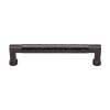Heritage Brass Cabinet Pull Bauhaus Hammered Design 160mm CTC Matt Bronze Finish
