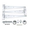 14" 350mm Twist Ring Gate Ironmongery Kit Zinc