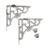 GNER Shelf Bracket Pewter 150x150mm (Sold in Pairs)