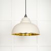 Hammered Brass Harborne Pendant in Teasel