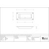 Satin Brass Flush Handle