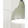 White Gloss Brindley Pendant in Tump