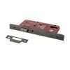 Atlantic DIN Latch 60mm backset - Black Nickel