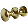 Contract Rim Door Knob Polished Brass - By Frelan Hardware - JV177PB