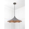 Smooth Copper Flora Pendant in Bluff