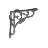 GNER Shelf Bracket Black 125x125mm (Sold in Pairs)