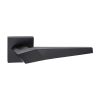 Oro & Oro Skywalker Lever Door Handle on Square Rose - Matt Black (Pair)