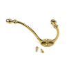 Polished Brass 6 1/2" Hat & Coat Hook