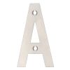 Zoo Hardware Letter - A - 75mm - Satin Stainless