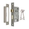 3" CE 3 Lever Mortice Sash Lock FD60 - Pewter