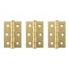 Atlantic CE Fire Rated Grade 7 Ball Bearing Hinges 3" x 2" x 2mm set of 3 - Satin Brass