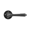 Aged Bronze Reeded Lever on Rose Set - Unsprung