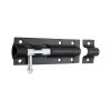 Iron Barrel Bolt - Straight 3" Black