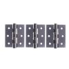 Atlantic Ball Bearing Hinges 3" x 2.5" x 2.5mm set of 3 - Black Nickel