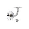 Brass Handrail Bracket Polished Chrome