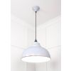 White Gloss Harborne Pendant in Birch