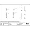 Aged Brass Night-Vent Locking Hinton Fastener