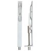 Zoo Hardware Lever Action Flush Bolt 20 x 200mm - Satin Aluminium