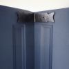 Bat Iron Corner Black