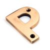 Polished Bronze Letter P