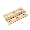 Zoo Hardware Solid drawn brass butt hinge - 64 x 35 x 2mm - Satin Brass