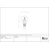 LED Light Bulb 12V - 1W E14 Golf Ball for Wall Lights