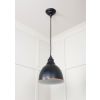 White Gloss Brindley Pendant in Elan Black
