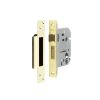 Jedo Euro Profile Sashlocks 76mm Polished Brass - By Frelan Hardware - JL1051PB