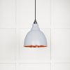 Hammered Copper Brindley Pendant in Birch