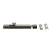 Atlantic Solid Brass Surface Door Bolt 6" - Distressed Silver