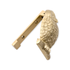 Owl Door Knocker Satin Brass