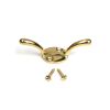Polished Brass Newbury Cleat Hook