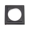 Matt Black Round Euro Escutcheon (Square)