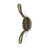 Burnished Brass Newbury Cleat Hook
