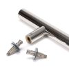 Polished Marine SS (316) 0.6m T Bar Handle Secret Fix 32mm Ø
