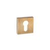 Forme Euro Escutcheons on Minimal Square Rose - Yester Bronze (Pair)
