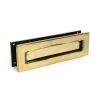Aged Brass Traditional Letterbox