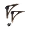 Victorian Ironbridge Shelf Bracket Matt Antique (Sold in Pairs)