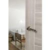STATUS Colorado Lever Door Handle on Round Rose - Antique Brass