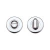 Zoo Hardware Turn and release on round rose - Polished Chrome