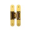 Ghost 160mm 3D Concealed Hinge Satin Brass - By Frelan Hardware - CH100SB