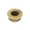 Aged Brass 34mm Round Finger Edge Pull