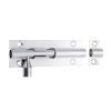 Brass Barrel Bolt 75mm Polished Chrome